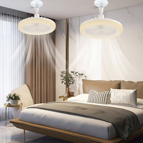 Lumix ShopResolve™  Lampada Led + Ventilador com Controle Remoto| QUEIMA ESTOQUE 🔥