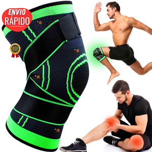 Joelheira Fitness Ajustável Esportiva Compressão Leve Corrida Bike Musculação Academia